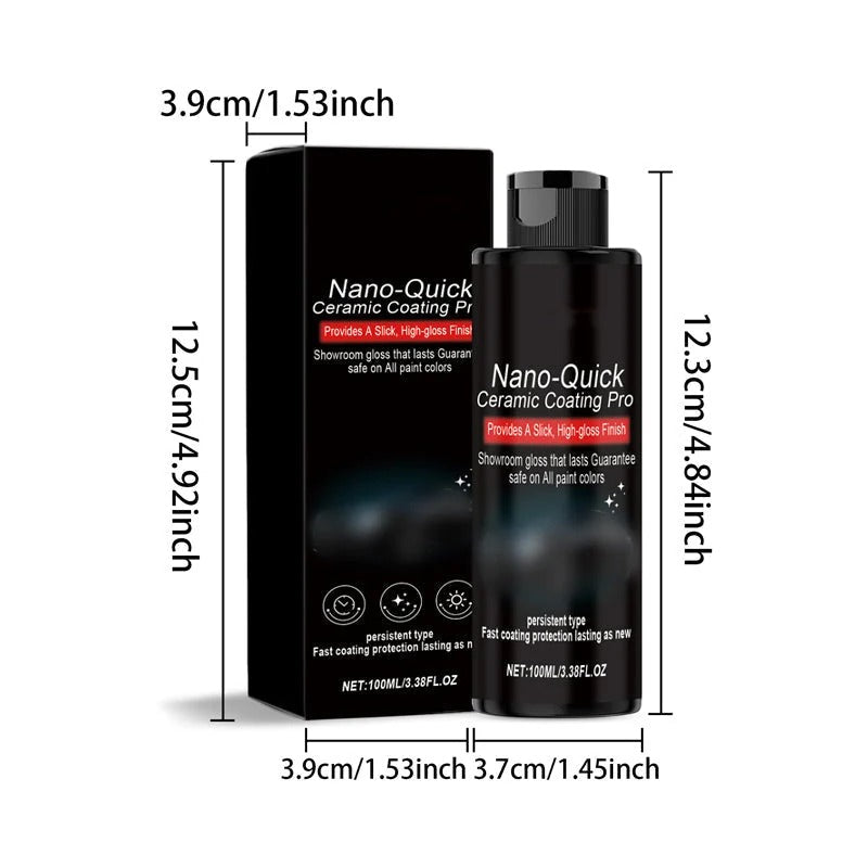Nanokeramische hoogglans detailingspray voor auto