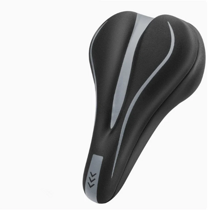Elastische siliconen fietszadelhoes met zachte voering