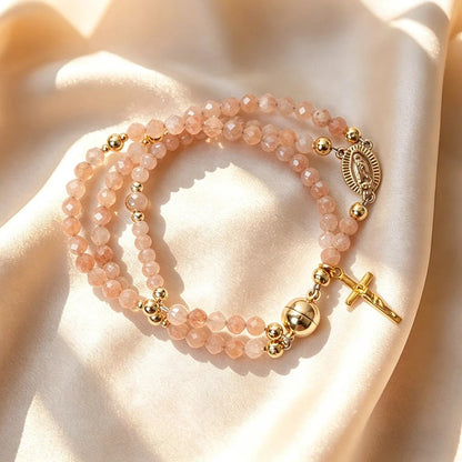 Religieuze rozenkrans armband