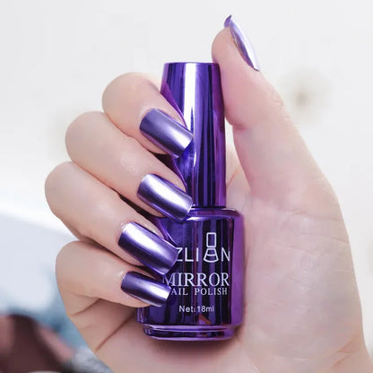 Metallic spiegel nagellak op waterbasis