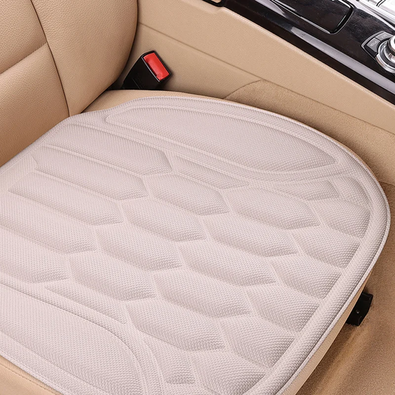 Ademend autostoelkussen met antislip en demping