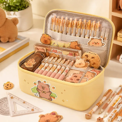 Capibara organizer schoolset 50 delen