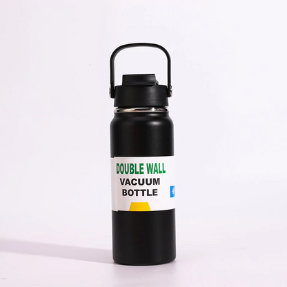 Vacuümgeïsoleerde Roestvrijstalen Drinkbeker met Lekvrij Deksel en Rietje