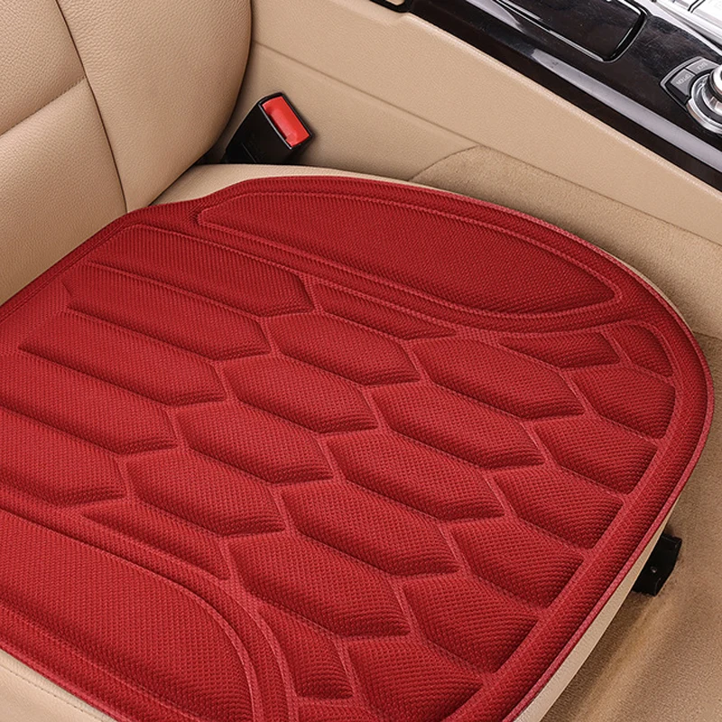Ademend autostoelkussen met antislip en demping