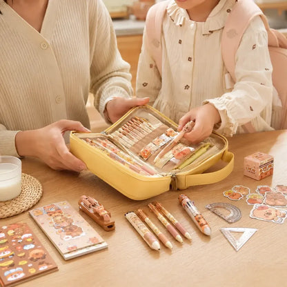 Capibara organizer schoolset 50 delen