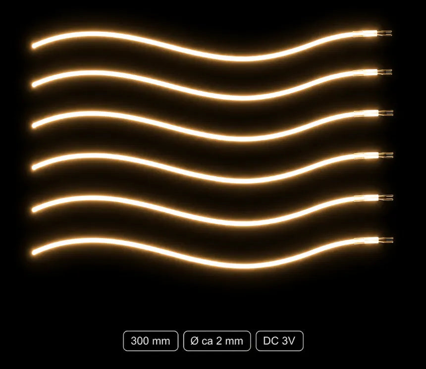 LumiNoodles knipbare flexibele LED filamenten