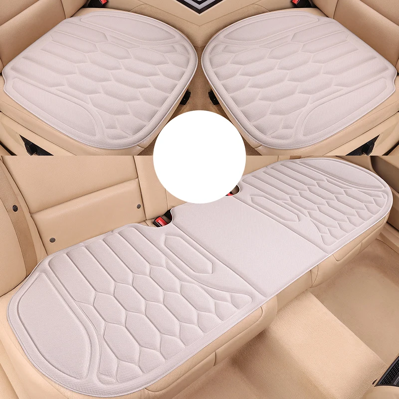 Ademend autostoelkussen met antislip en demping
