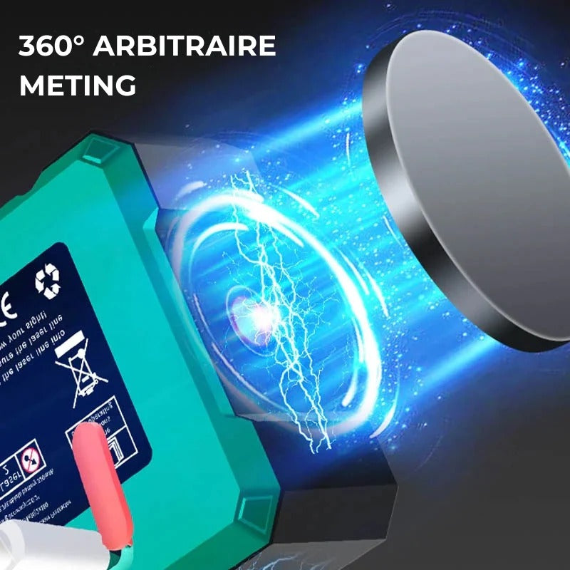 Vierzijdige magnetische digitale hoekmeter met laser