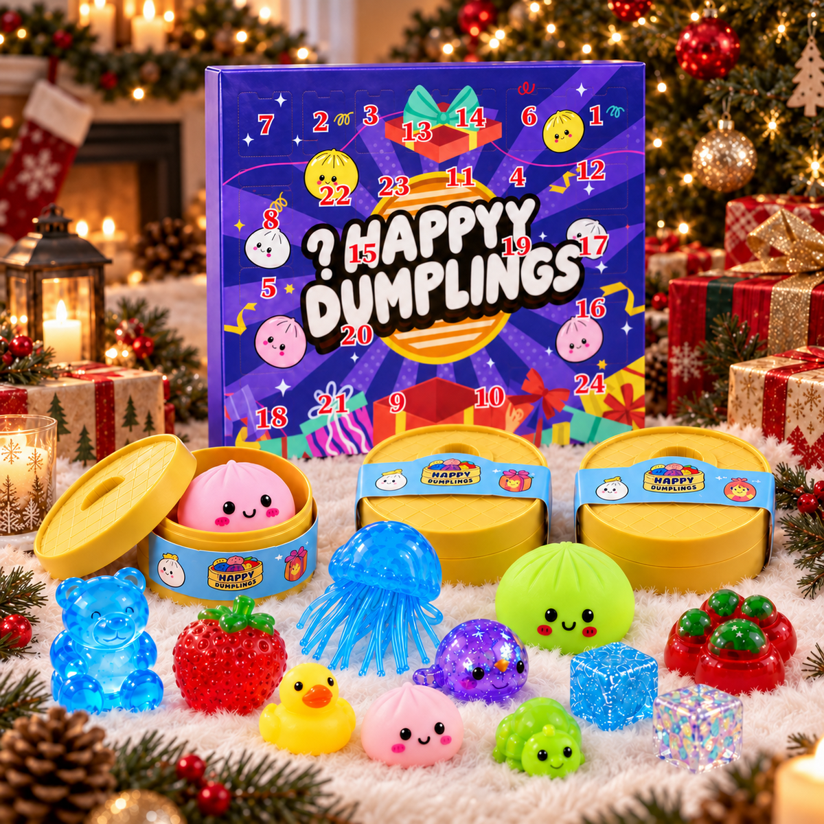 Grote squishy adventskalender 2026