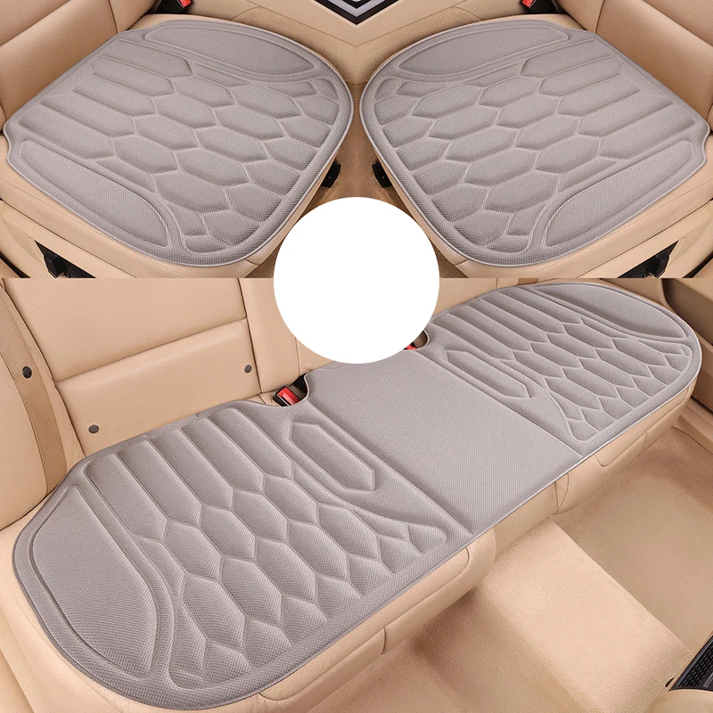 Ademend autostoelkussen met antislip en demping