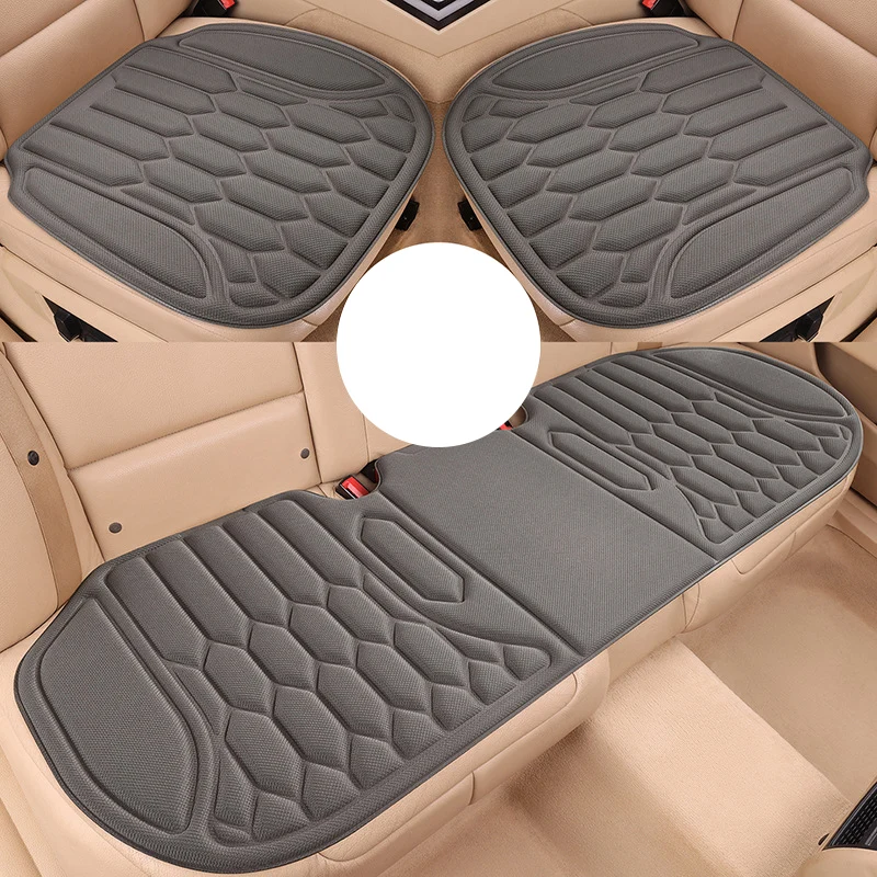 Ademend autostoelkussen met antislip en demping
