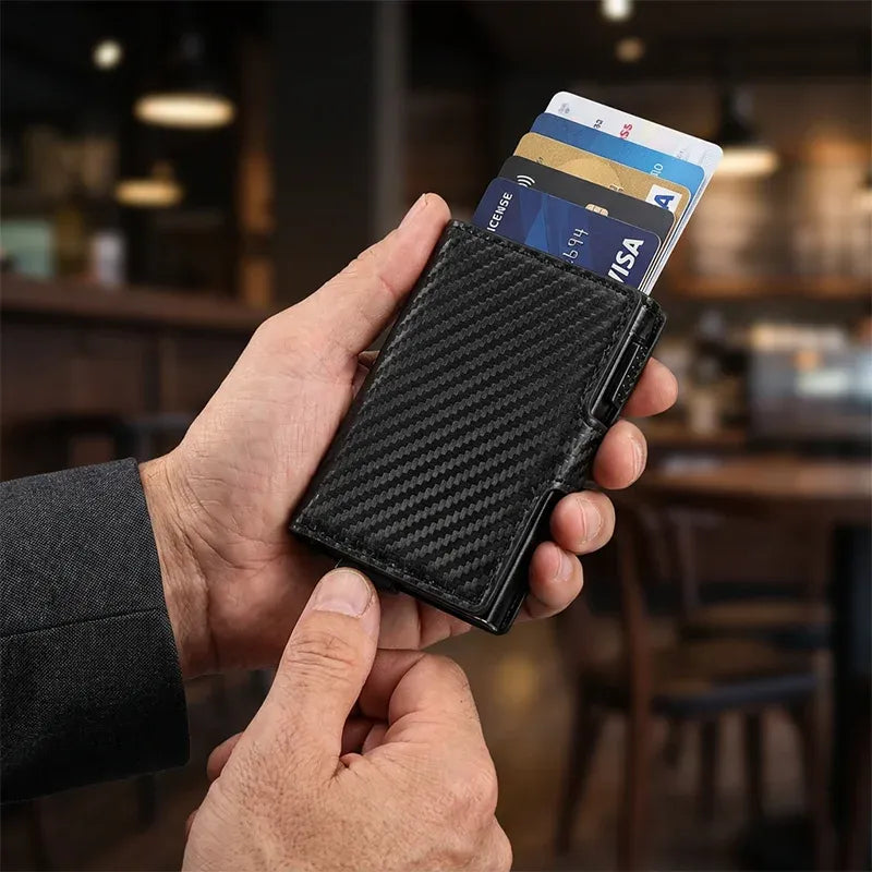 Slanke herenportemonnee met RFID bescherming