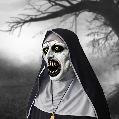 Horror nonnenmasker voor Halloween