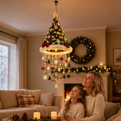 LED kerstmuts kroonluchter voor kerstdecoratie
