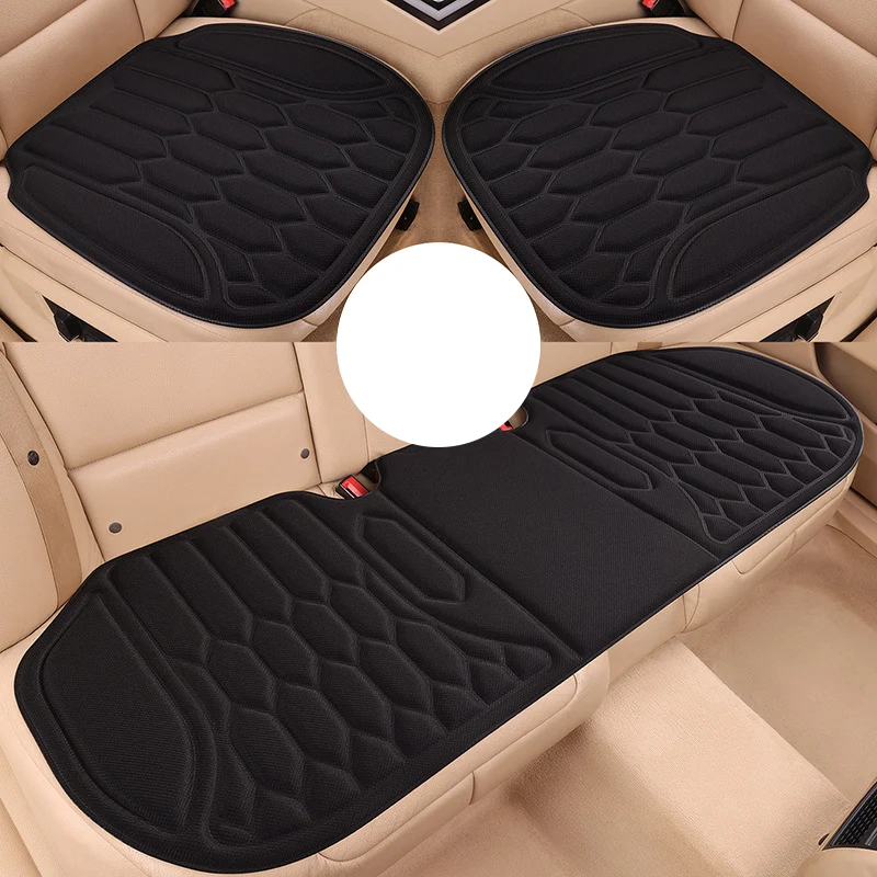 Ademend autostoelkussen met antislip en demping