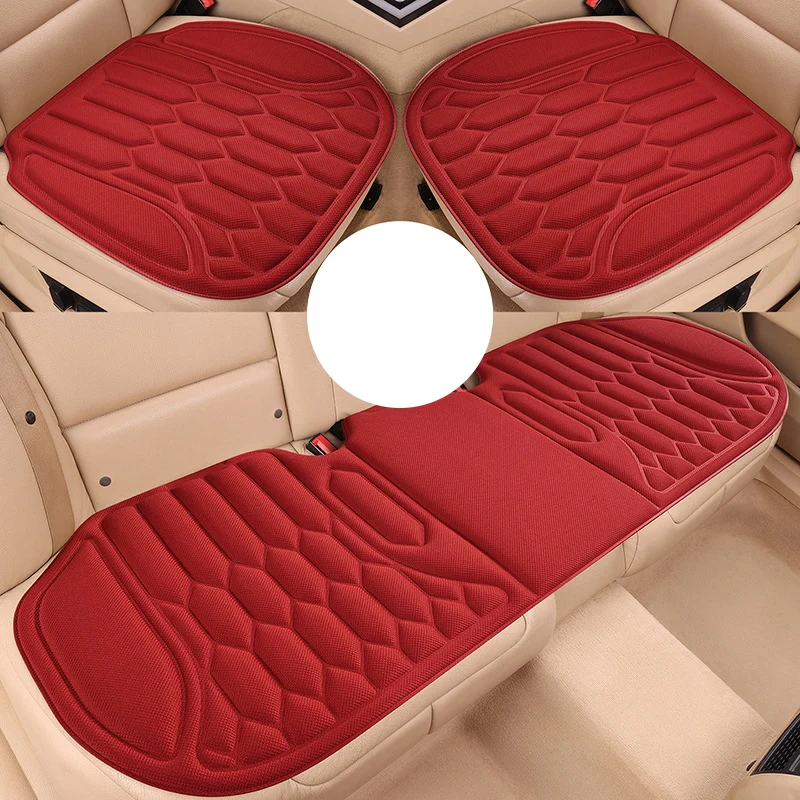 Ademend autostoelkussen met antislip en demping