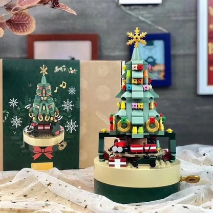 Bewegende Kerstboom van Bouwstenen