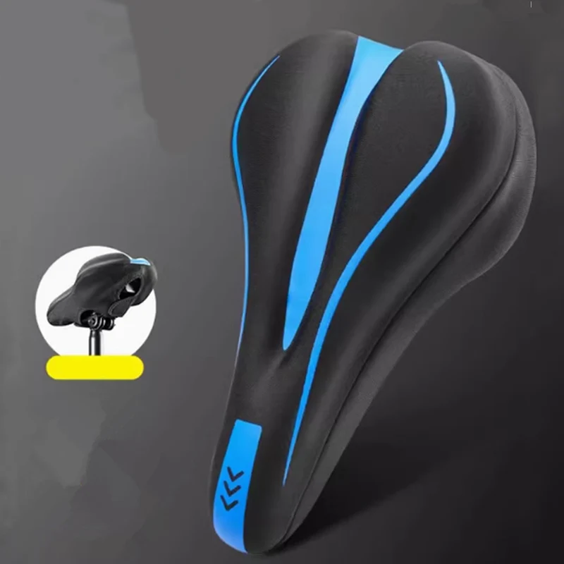 Elastische siliconen fietszadelhoes met zachte voering