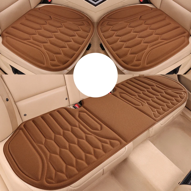 Ademend autostoelkussen met antislip en demping