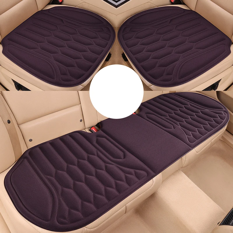 Ademend autostoelkussen met antislip en demping