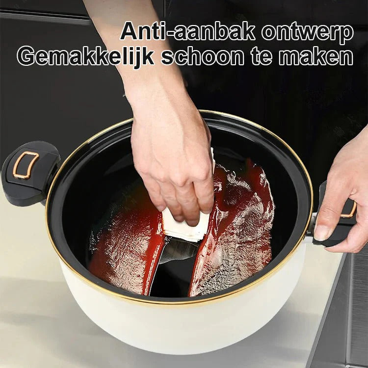 Geëmailleerde Magnetron Snelkookpan van 7 Liter