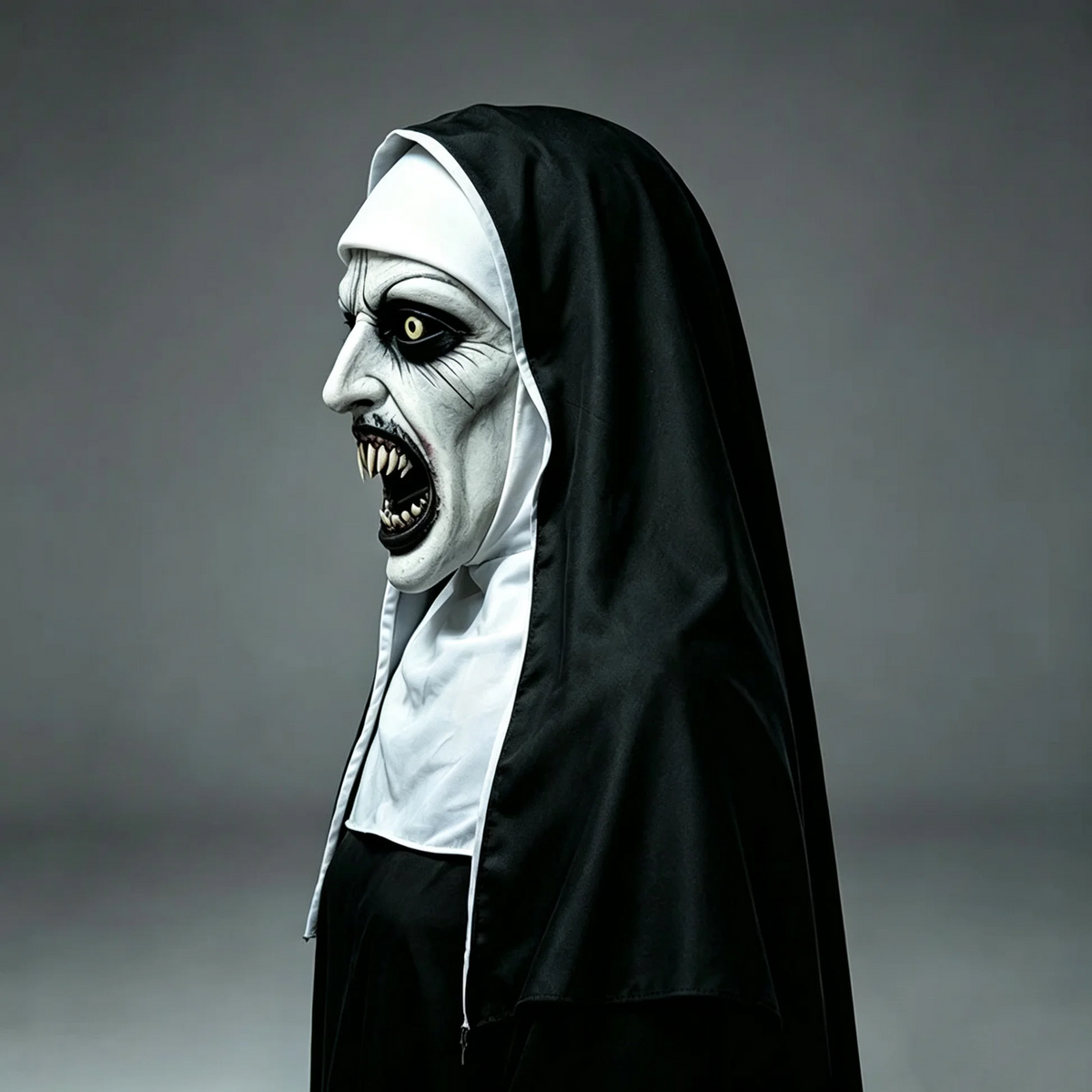 Horror nonnenmasker voor Halloween