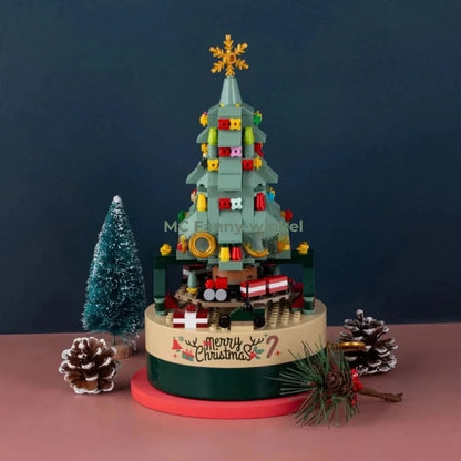 Bewegende Kerstboom van Bouwstenen