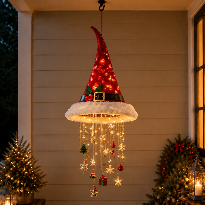 LED kerstmuts kroonluchter voor kerstdecoratie