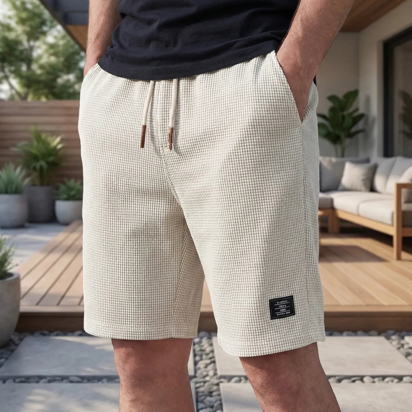 Heren Zomershort met Elastische Taille