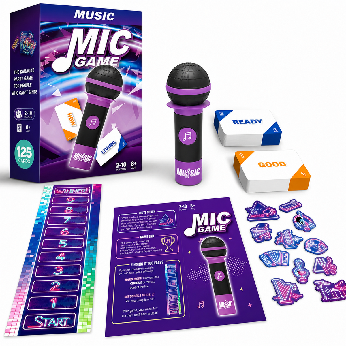 Music Mic Game partyspel met microfoon