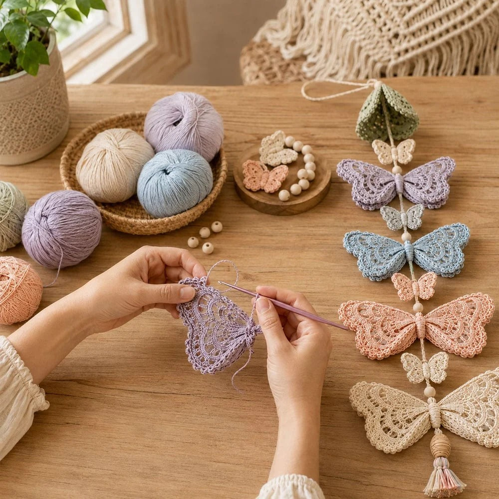 DIY haakset voor hangdecoratie