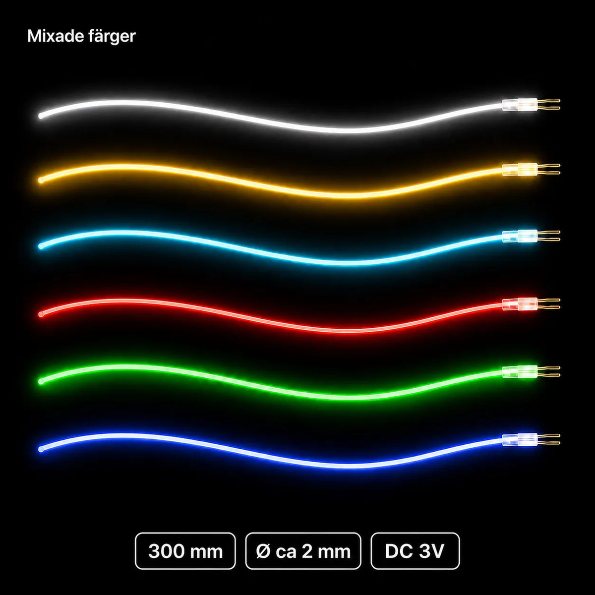 LumiNoodles knipbare flexibele LED filamenten