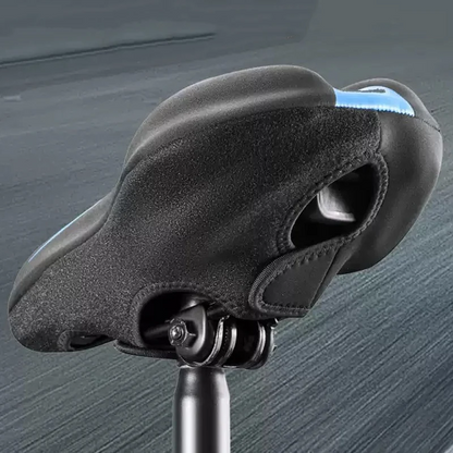 Elastische siliconen fietszadelhoes met zachte voering