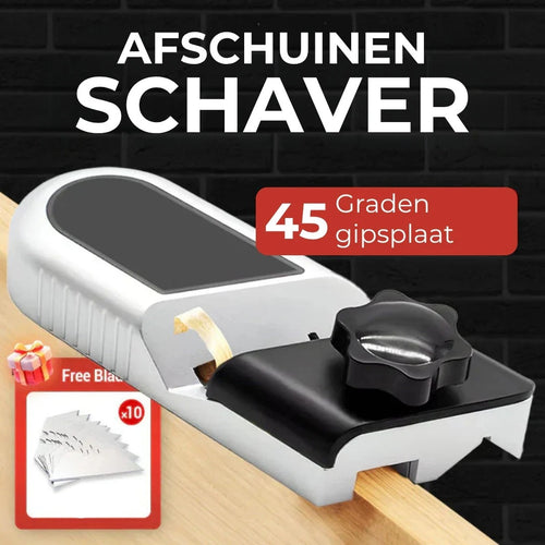 Gipsplaatafschuinschaaf van 45 Graden
