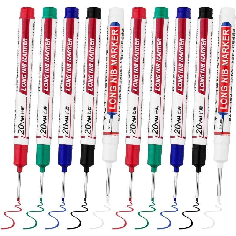 Diepgat markeerstift met lange punt