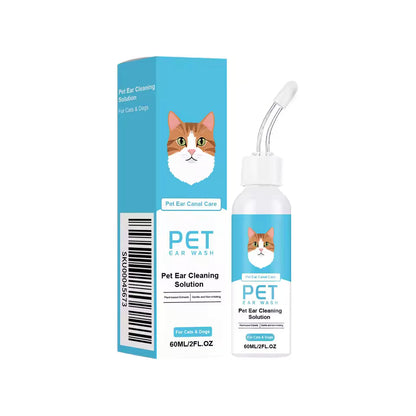 Oorreinigingsdruppels voor honden en katten