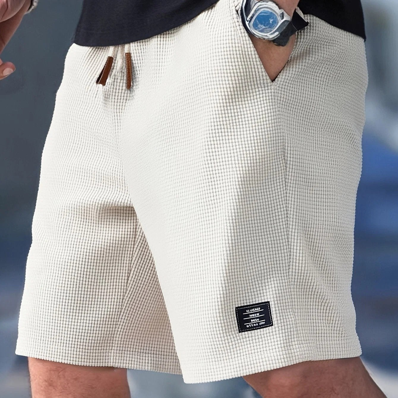 Heren Zomershort met Elastische Taille