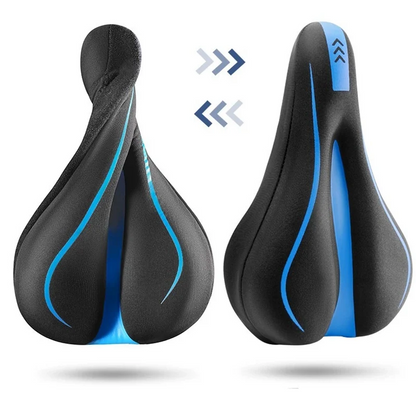 Elastische siliconen fietszadelhoes met zachte voering