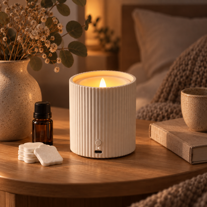 Oplaadbare geurverspreider met LED verlichting