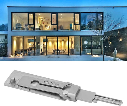 Roestvrijstalen lockpick en sleuteldecoder