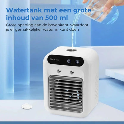 Draagbare 3 in 1 airconditioner met draadloze verkoeling en frisse lucht