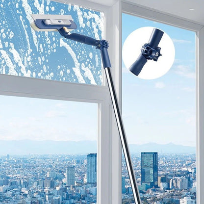 Telescopische raamwisser voor hoge ramen