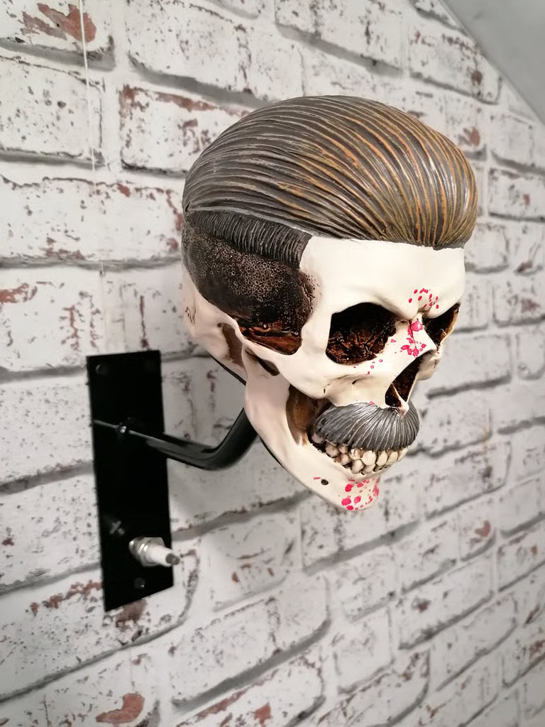 SkullRack Wandhouder voor Motorhelm en Jas