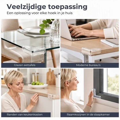 Transparante hoekbeschermers voor meubels set van 20