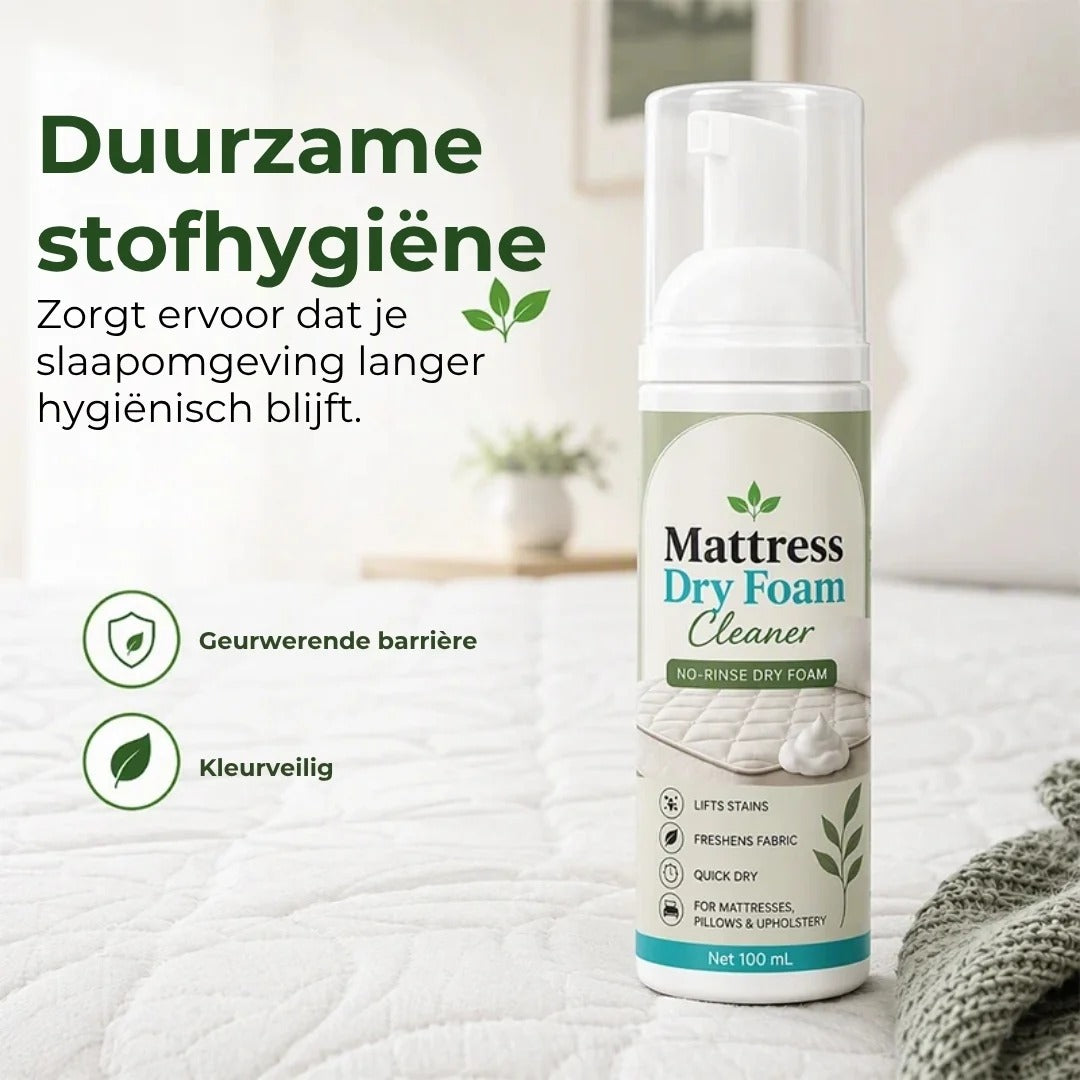Droogschuim vlekverwijderaar voor matrassen