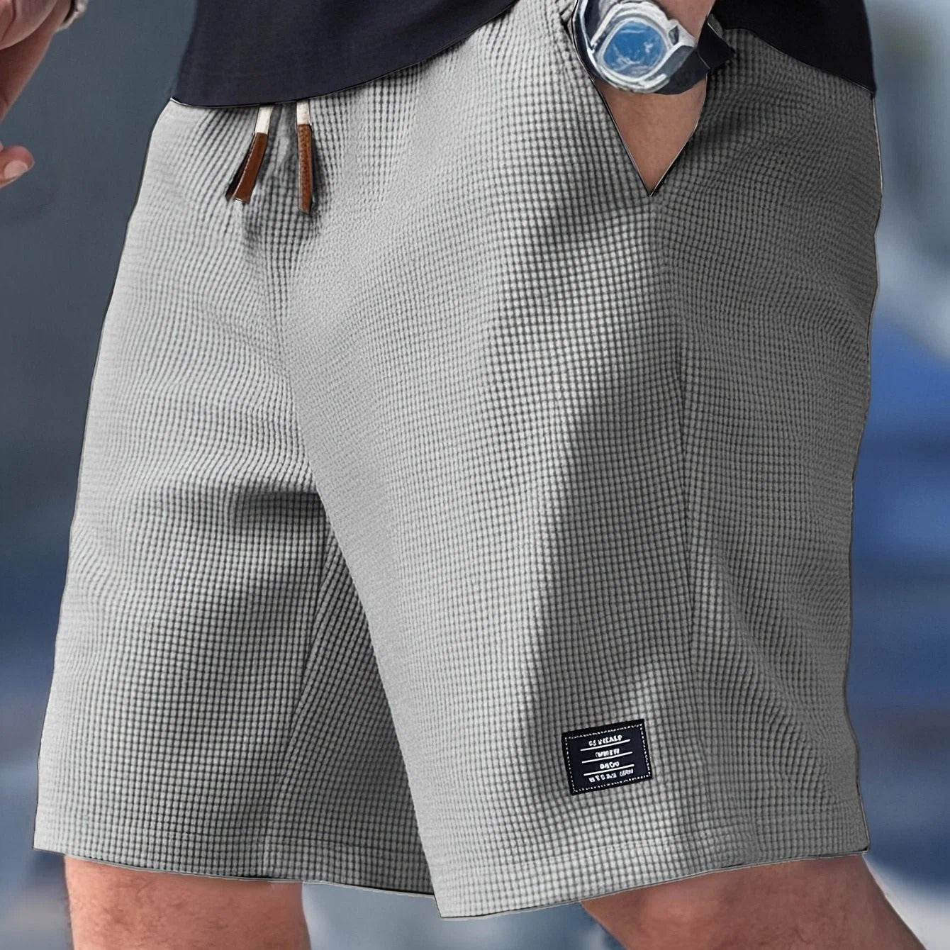Heren Zomershort met Elastische Taille