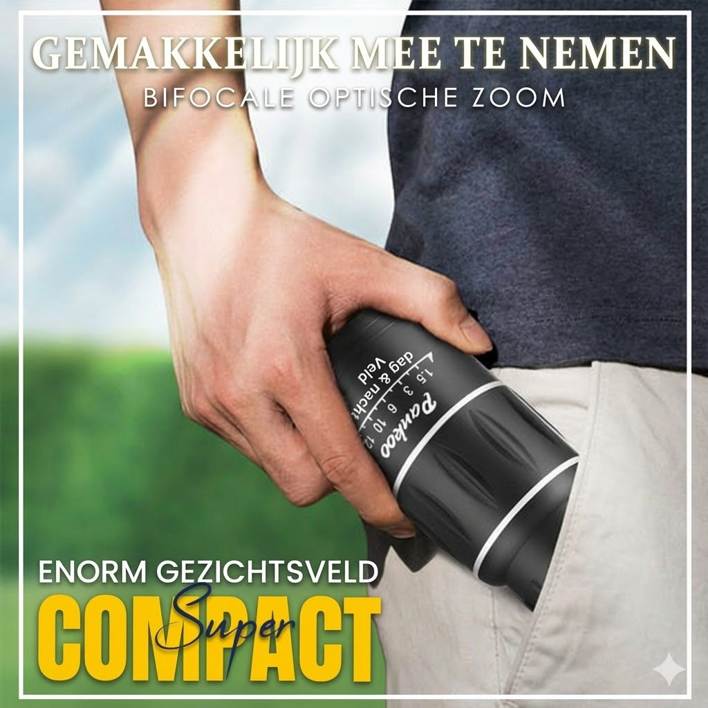 16x52 Monoculair Tweevoudig Optische Zoom Telescoop