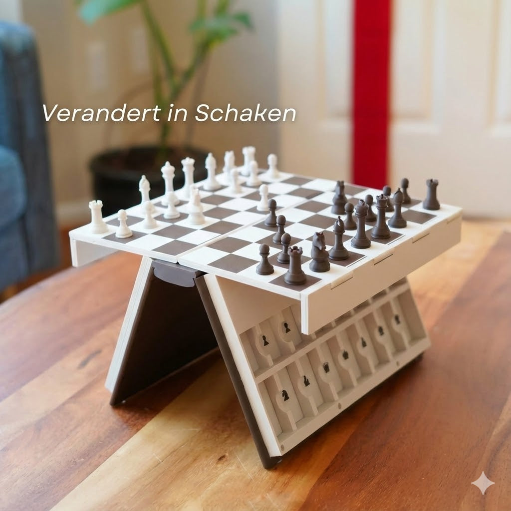 Internationale magnetische schaakdoos