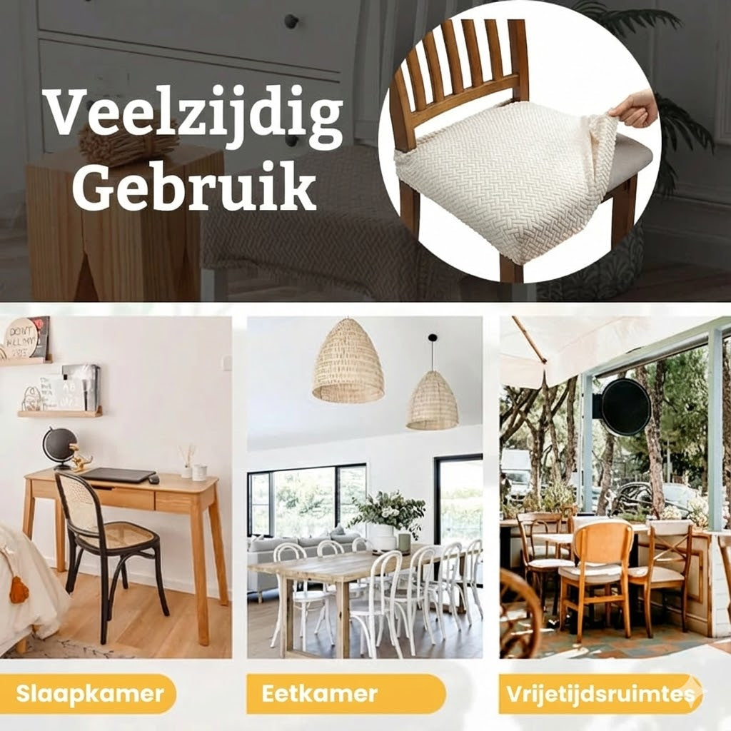 Waterdichte Jacquard Stoelhoes: Stijlvol & Vlekvrij