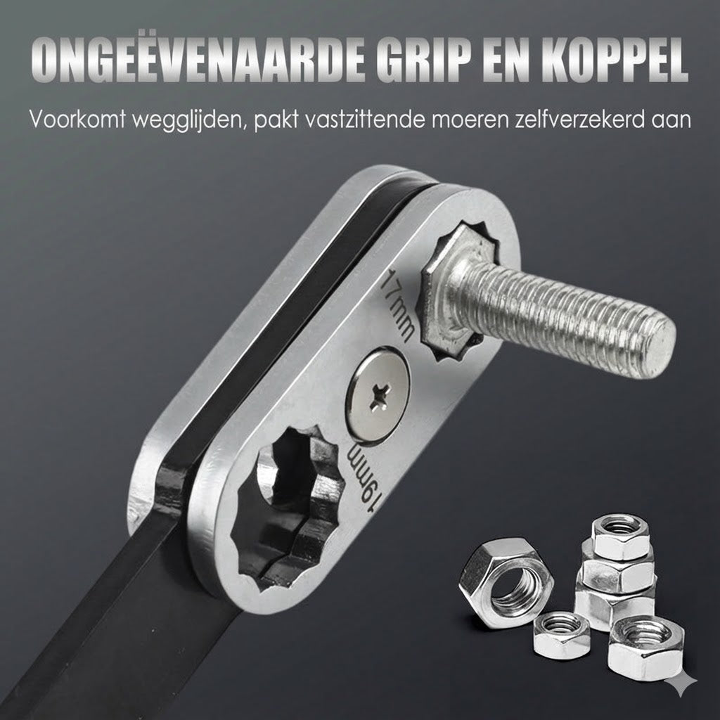 Multi-Function Adjustable Wrench for Cars